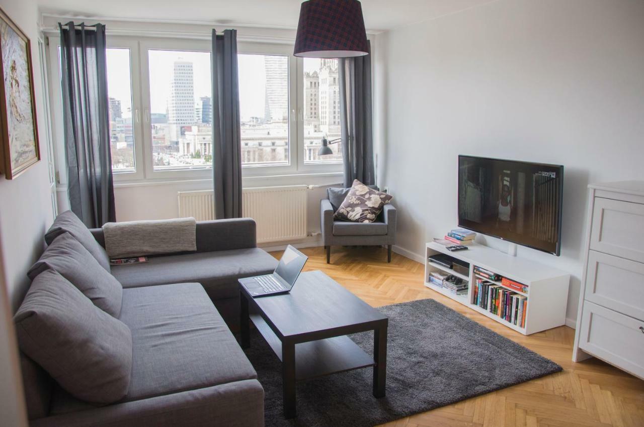 Apartament Widok Centrum Leilighet Warszawa Eksteriør bilde
